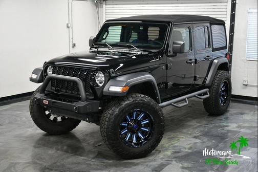 Black Clearcoat 2024 Jeep Wrangler Sport S