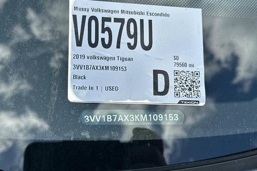 2019 Volkswagen Tiguan 2.0T S