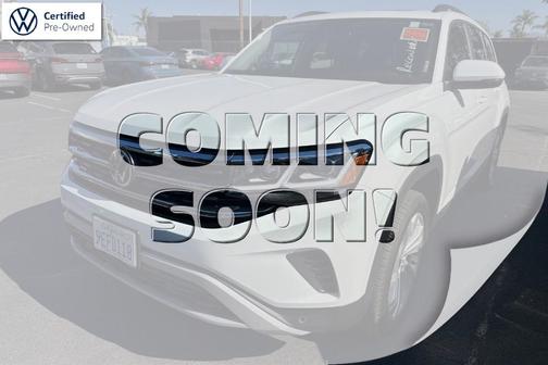 Pure White 2023 Volkswagen Atlas 3.6L SE w/Technology