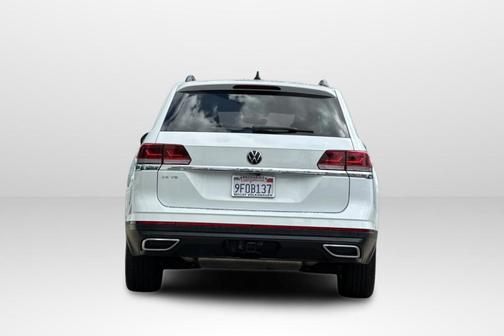 Pure White 2023 Volkswagen Atlas 3.6L SE w/Technology