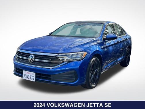 Rising Blue Metallic 2024 Volkswagen Jetta 1.5T SE