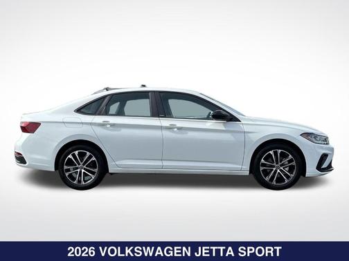 Pure White 2026 Volkswagen Jetta 1.5T Sport