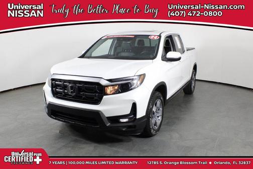 Platinum White Pearl 2024 Honda Ridgeline RTL