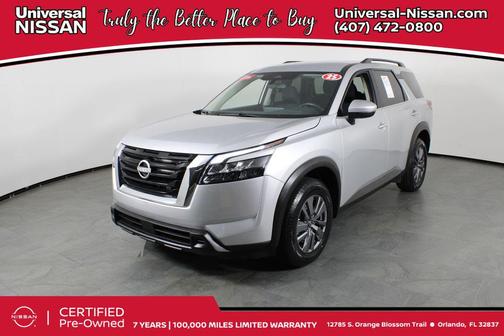 Brilliant Silver Metallic 2025 Nissan Pathfinder SV FWD