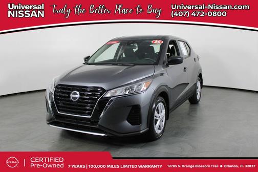 Gun Metallic 2025 Nissan Kicks S