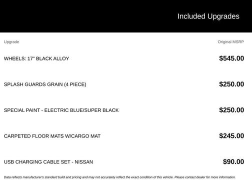 Electric Blue Metallic/Super Black 2024 Nissan Kicks SR