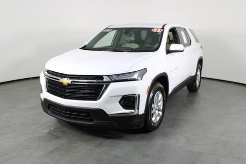 Summit White 2023 Chevrolet Traverse LS