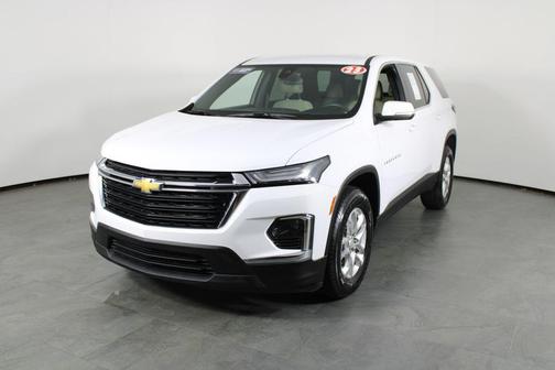 Summit White 2023 Chevrolet Traverse LS