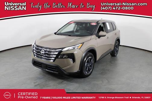 Baja Storm Metallic 2025 Nissan Rogue SV