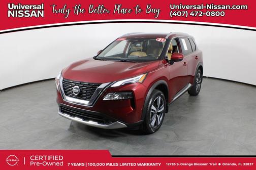 Scarlet Ember Tintcoat 2021 Nissan Rogue Platinum