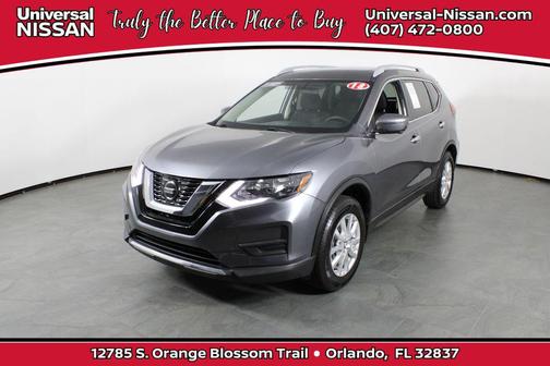 Gun Metallic 2018 Nissan Rogue SV