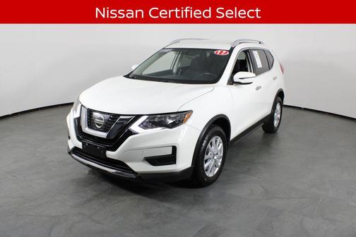 Glacier White 2017 Nissan Rogue SV