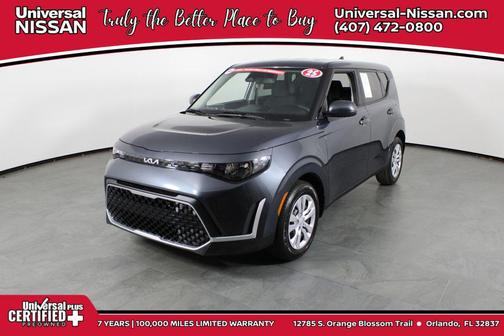 Gravity Gray 2025 Kia Soul LX