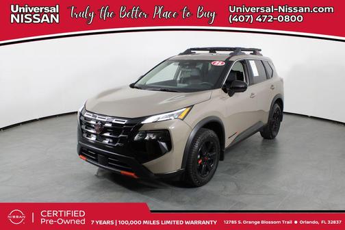 Baja Storm Metallic 2025 Nissan Rogue Rock Creek