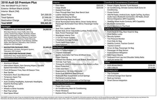 2018 Audi Q5 2.0T Tech Premium