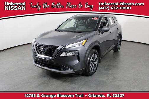 Gun Metallic 2021 Nissan Rogue SV