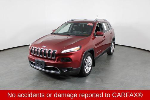 Deep Cherry Red Crystal Pearlcoat 2015 Jeep Cherokee Limited