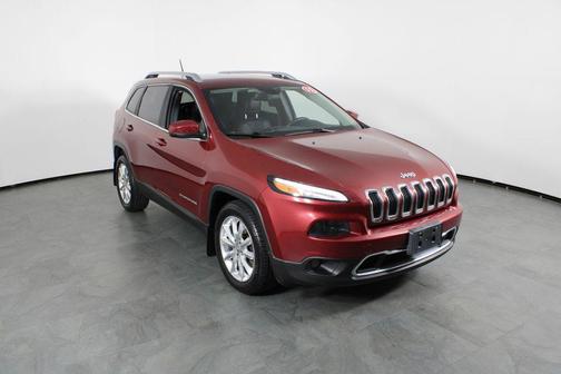 Deep Cherry Red Crystal Pearlcoat 2015 Jeep Cherokee Limited