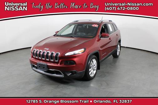 Deep Cherry Red Crystal Pearlcoat 2015 Jeep Cherokee Limited