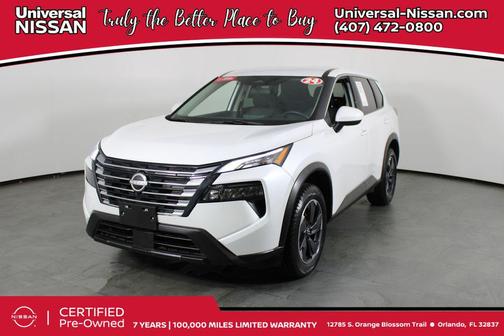 Everest White Pearl 2024 Nissan Rogue SV