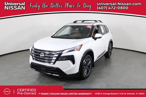 Everest White Pearl Tricoat 2026 Nissan Rogue Platinum