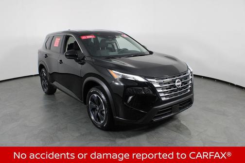 Super Black 2025 Nissan Rogue SV