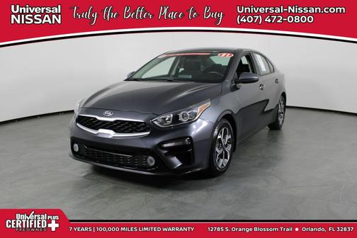 Gravity Gray 2021 Kia Forte LXS