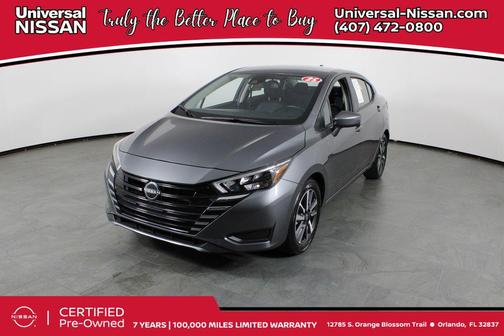 Gun Metallic 2025 Nissan Versa 1.6 SV