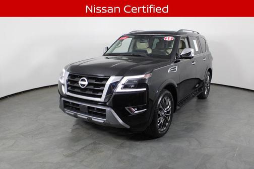 Super Black 2023 Nissan Armada Platinum 4WD