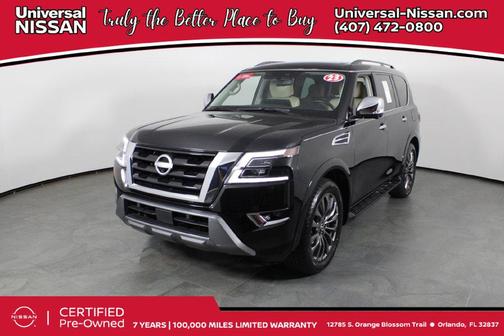 Super Black 2023 Nissan Armada Platinum 4WD