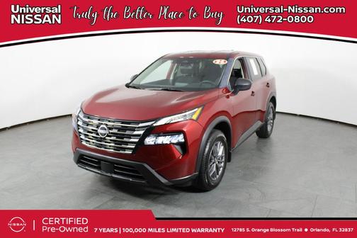 Scarlet Ember Tintcoat 2025 Nissan Rogue S