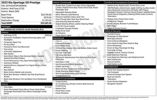 2023 Kia Sportage SX-Prestige