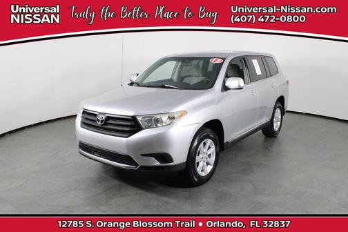 Classic Silver Metallic 2012 Toyota Highlander SE