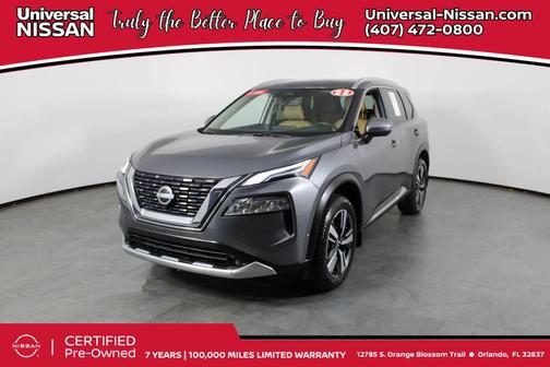 Gun Metallic 2023 Nissan Rogue Platinum