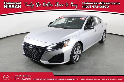 Brilliant Silver Metallic 2024 Nissan Altima S FWD