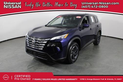 Deep Ocean Blue Pearl 2024 Nissan Rogue SV