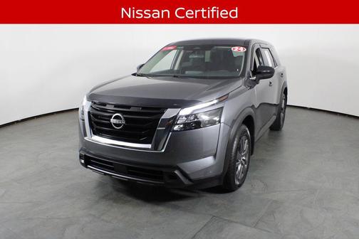 Gun Metallic 2024 Nissan Pathfinder S FWD