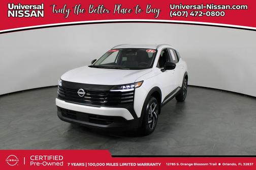 Aspen White Tricoat 2026 Nissan Kicks SV