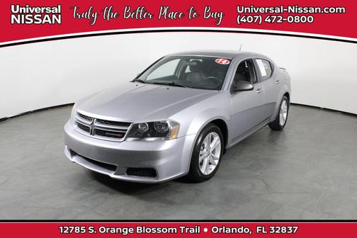 Billet Silver Metallic Clearcoat 2014 Dodge Avenger SE