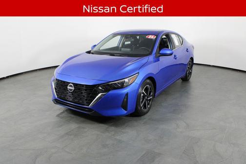 Electric Blue Metallic 2025 Nissan Sentra SV