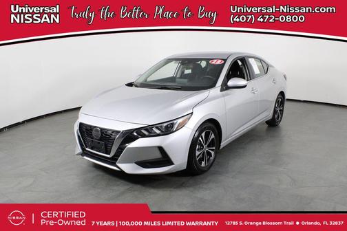 Brilliant Silver Metallic 2023 Nissan Sentra SV