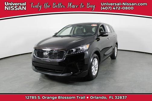 Ebony Black 2020 Kia Sorento LX