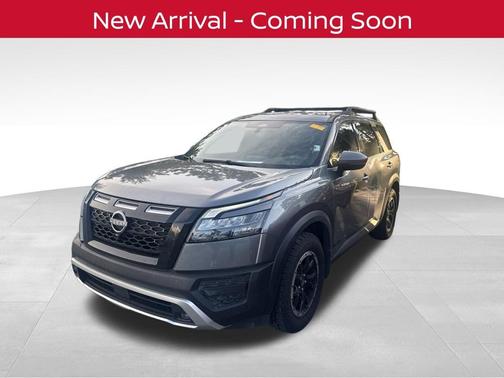 Gun Metallic 2023 Nissan Pathfinder Rock Creek 4WD