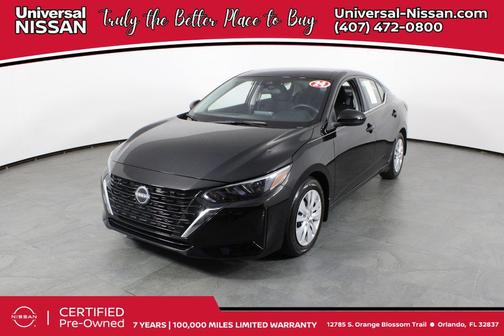 Super Black 2024 Nissan Sentra S