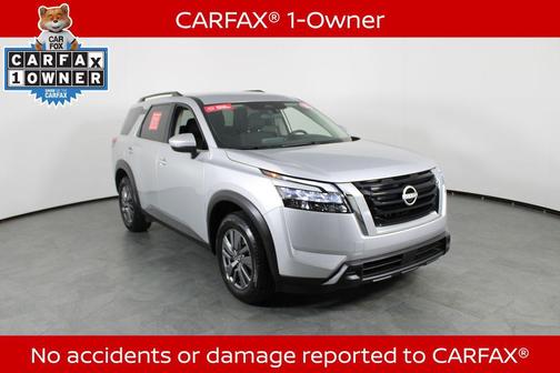 Brilliant Silver Metallic 2025 Nissan Pathfinder SV 4WD