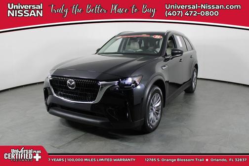 Jet Black Mica 2025 Mazda CX-90 3.3 Turbo Preferred