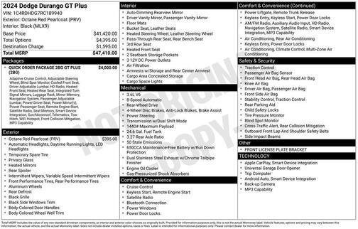 2024 Dodge Durango GT Plus