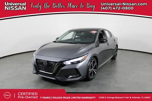 Gun Metallic 2022 Nissan Sentra SR