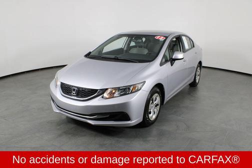 Alabaster Silver Metallic 2013 Honda Civic LX
