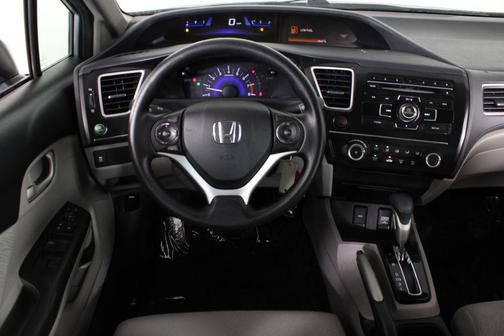 Alabaster Silver Metallic 2013 Honda Civic LX